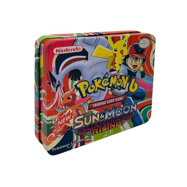 Joc pokemon trading cards, carti de joc shop like a pro® in limba engleza sun and mon guardians rising, rosu