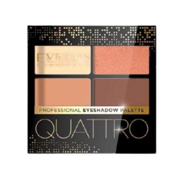 Fard de pleoape, Eveline Cosmetics, Quattro Eyeshadow, nuanta 01, 3.2g 01 imagine noua