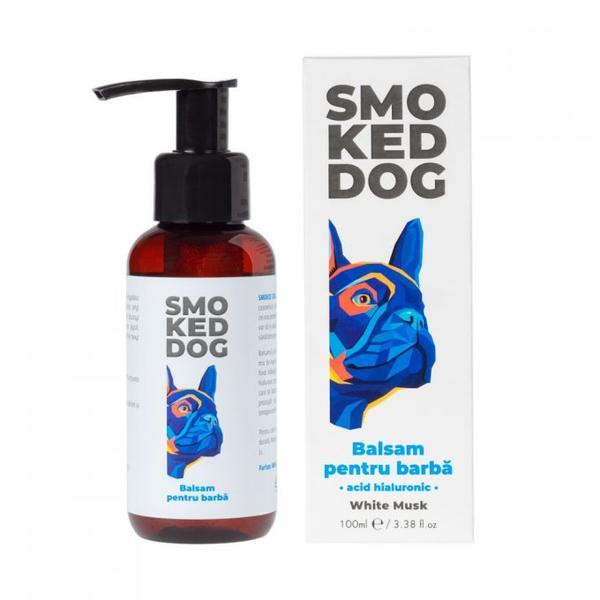 Balsam de Barba, Smoked Dog, cu acid hialuronic si miros White Musk, 100ml 100ML
