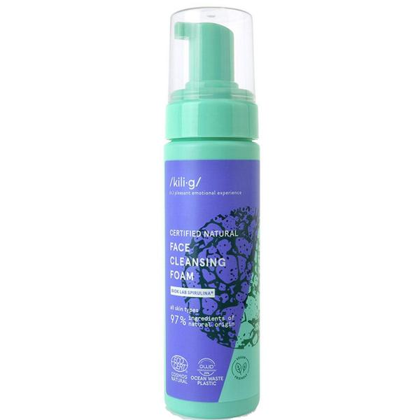 Spuma de Curatare Faciala cu Spirulina Kilig Nature, 150 ml 150