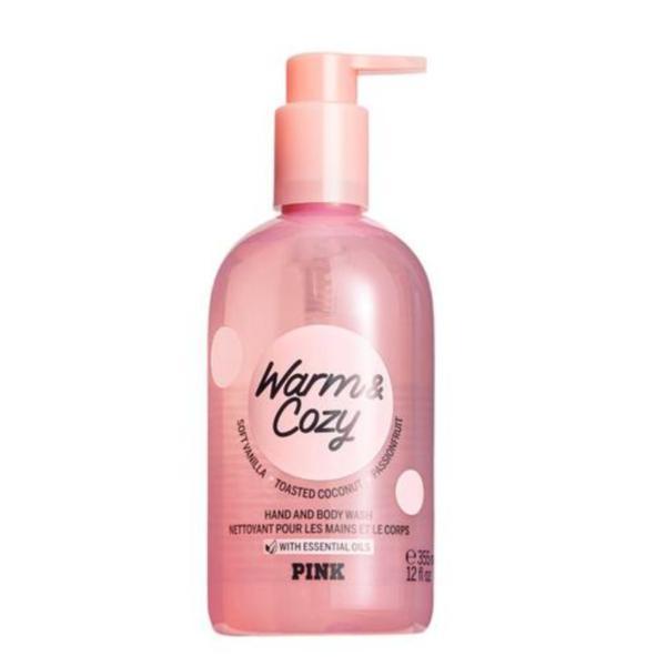 Sapun lichid pentru maini si corp, Warm Cozy, Victoria&#039;s Secret Pink, 355 ml