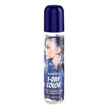 Spray Colorant pentru par, 1-Day Color, nr 05, Albastru Marin, 50ml