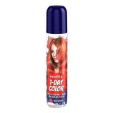 Spray Colorant Pentru Par, 1-Day Color, nr 04, Rosu 50ml