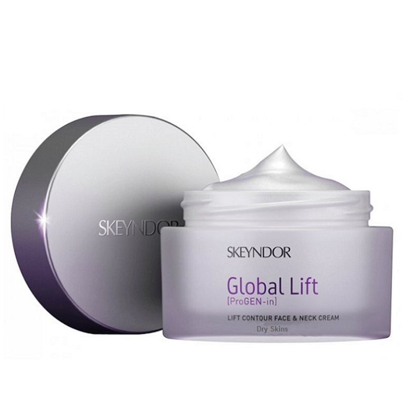 Crema Redarea Fermitatii Ten Uscat – Skeyndor Global Lift Contour Face and Neck Cream Dry Skins 50 ml