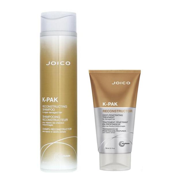 Pachet reparator pentru par deteriorat - joico k-pak reconstructor: sampon 300 ml, tratament 150 ml