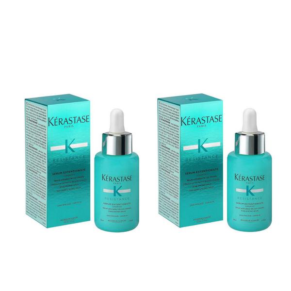 Pachet 2 x Ser Leave-In pentru Par Lung - Kerastase Resistance Serum Extentioniste Scalp and Hair Serum, 50ml