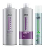 Pachet Hidratant - Londa Professional Deep Moisture: Sampon 1000 ml, Balsam 1000 ml, Fixativ 500 ml