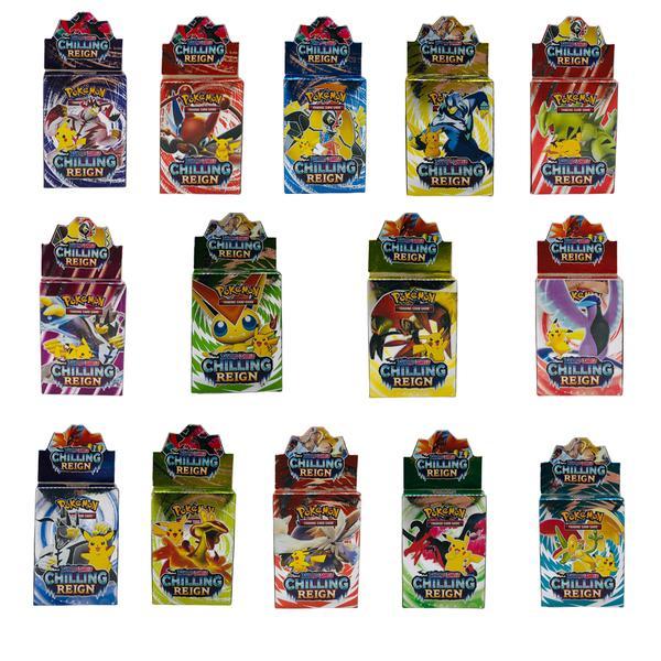 Set Joc de carti Pokemon Sword And Shield, Chilling Reign, 336 cartonase in limba engleza, Multicolor