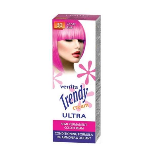 Vopsea de par semipermanenta, Trendy Cream Ultra, Venita, nr. 30, Crema 75ml + Balsam 15ml esteto.ro imagine 2022