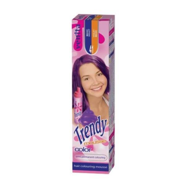 Spuma coloranta de par violet, Trendy, Venita, nr 41, Magic Violet, 75ml #41 imagine 2022