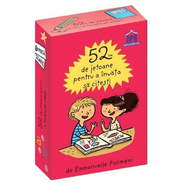 52 de jetoane pentru a invata sa citesti - Emmanuelle Polimeni, editura Didactica Publishing House