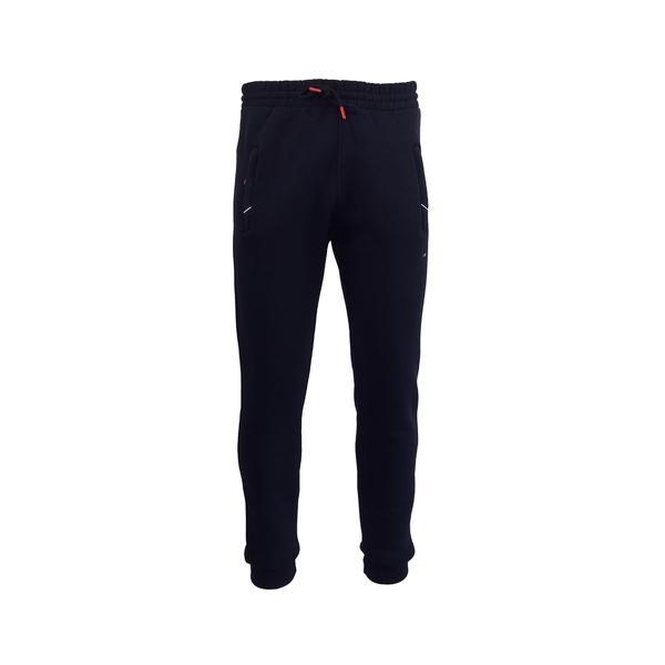 Pantaloni trening barbat univers fashion, 2 buzunare laterale cu fermoare si un buzunar la spate, albastru, 2xl