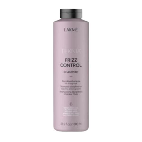 Sampon disciplinant pentru par cret sau rebel, Lakme Teknia Frizz Control Shampoo, 1000 ml