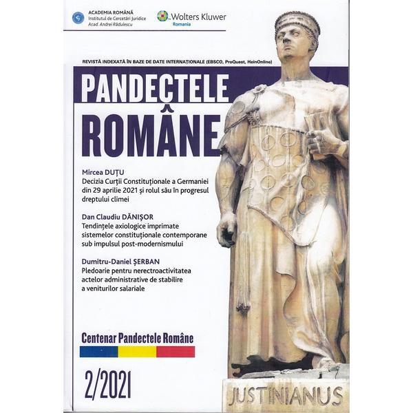 Pandectele romane 2/2021, editura wolters kluwer