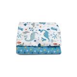 Set 2 cearceafuri patut - Blue Dino - Buva