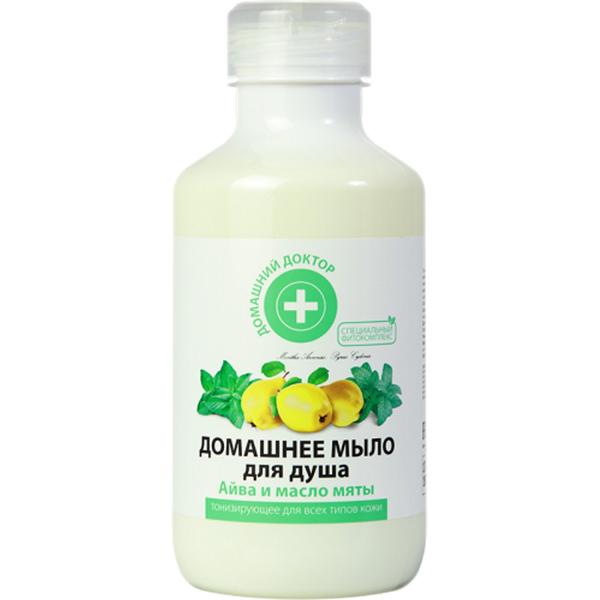 Sapun lichid de dus cu gutuie si ulei de menta doctorul casei, 500 ml