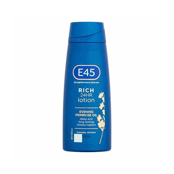 Lotiune de corp cu ulei de luminita de seara e45 rich 24h, 200ml