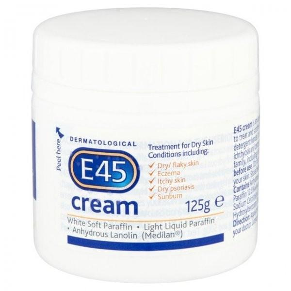 Crema Dermatologica Neparfumata Pentru Piele Uscata E 45, 125 G