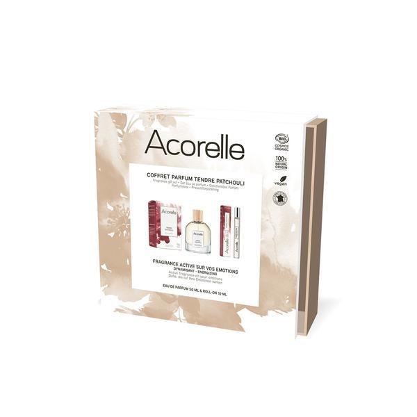 Set cadou parfum bio Tendre Patchouli, Acorelle, 50ml + 10ml Acorelle