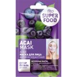 Masca Faciala Antioxidanta cu Extract de Acai si Ulei de Migdale Super Food Fitocosmetic, 10 ml