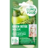 Masca Faciala Purificatoare Detoxifianta cu Argila Alba si Acid Malic Super Food Fitocosmetic, 10 ml