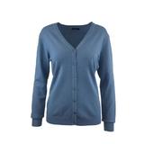 Cardigan, Univers Fashion tricotat fin, inchidere cu 7 nasturi, albastru cobalt, M-L