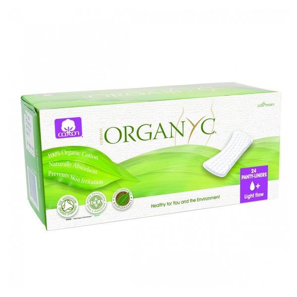 Absorbante zilnice din bumbac organic. organyc 24 buc