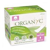 Absorbante zilnice subtiri din bumbac organic ambalate individual Organyc 24 buc