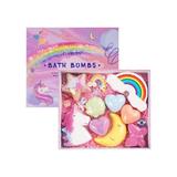 Set Bombe de baie efervescente pentru copii 9 forme colorate, LIYAL'AN, Organice, Parfum de lunga durata 576g
