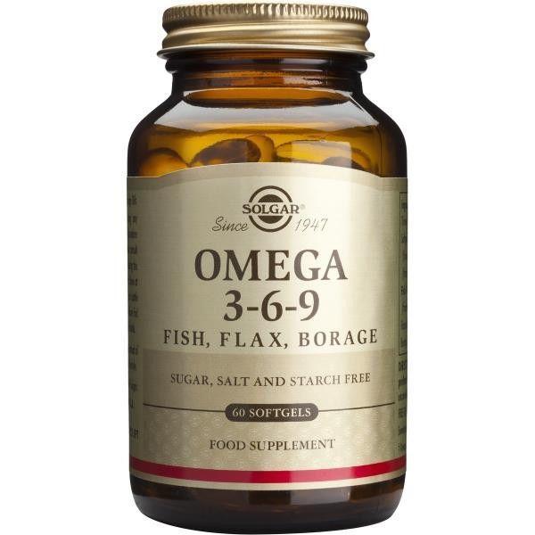 Short life - omega 3-6-9 solgar, 60 capsule