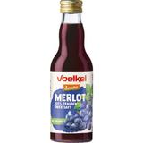 Suc bio de struguri rosii Merlot, Voelkel 0,2 l