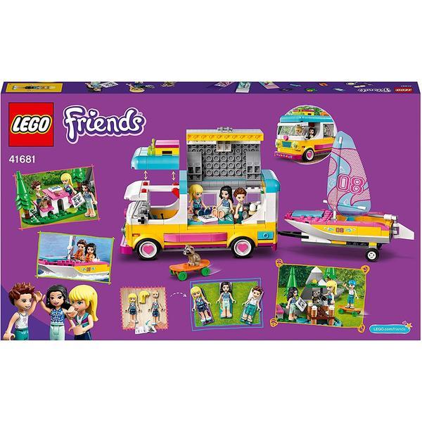 Lego Friends - Furgoneta De Camping Si Barca Cu Panze 41681