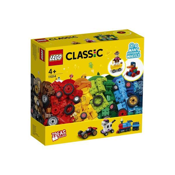 Lego classic - caramizi si roti 11014