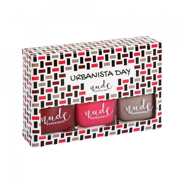 Coffret lac de unghii vegan Urbanista Day, Nude Experience, 3x9ml esteto.ro imagine noua