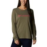 Bluza femei Columbia Lodge Relaxed Ls 1977171-397, XL, Verde