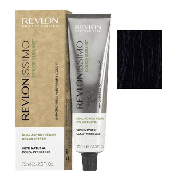 Vopsea Vegana Demi-permanenta - Revlon Professional Color Sublime by Revlonissimo Ammonia Free Permanent Color, nuanta 3 Dark Brown, 75 ml