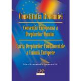 Constitutia Romaniei. Conventia Europeana a Drepturilor Omului. Act. 1 septembrie 2021, editura Rosetti