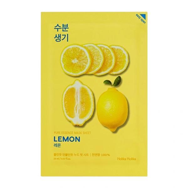 Masca pure essence cu lamaie, holika holika, 20ml