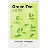 Masca cu extract de ceai verde - ten uscat Airy Fit Sheet Mask (Green Tea), Missha, 19g