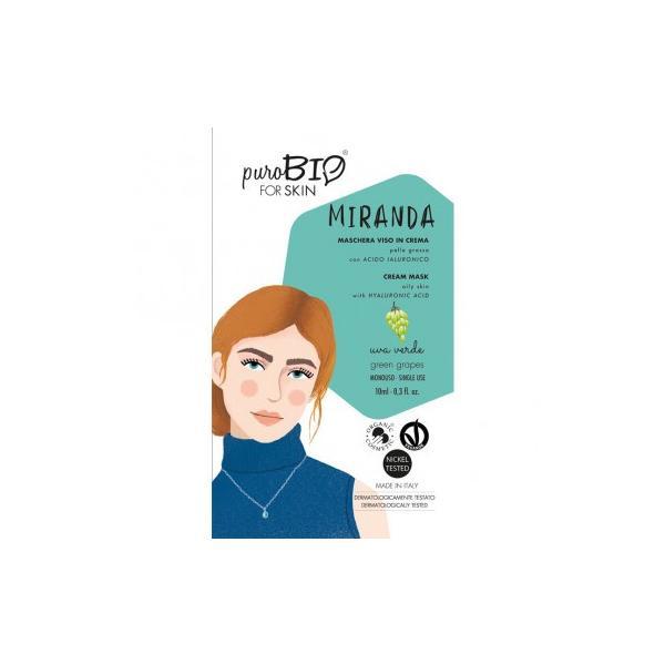 Masca crema ten gras miranda struguri verzi, - purobio, 10ml