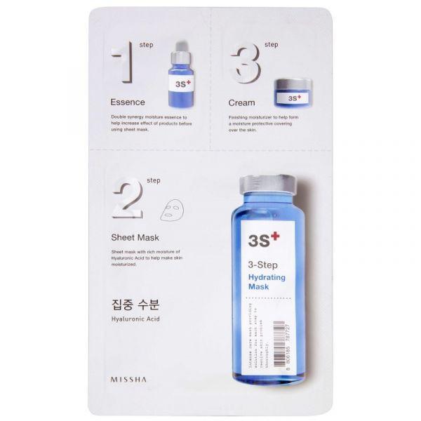 Masca pentru hidratare in 3 pasi 3 Step Hydrating Mask, Missha, 25g esteto.ro imagine noua
