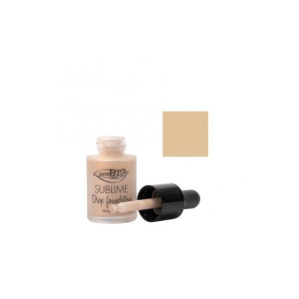 Fond de ten sublime drop foundation 02 - purobio, 30ml