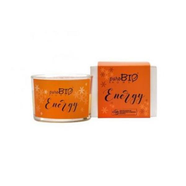 Lumanare parfumata bio energy 06 - purobio home, 120ml