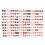 Set 100 de cercei din plastic Oem
