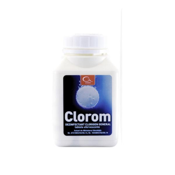 Dezinfectant pentru suprafete Clorom 50 Tablete Clorom Dezinfectie & Curatare