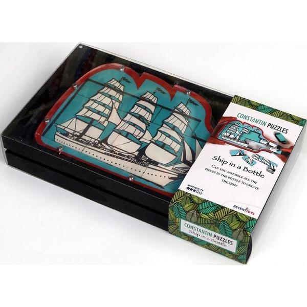 Puzzle mecanic constantin - ship in a bottle