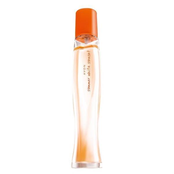 Apa de toaleta pentru femei avon summer white sunset, 50 ml