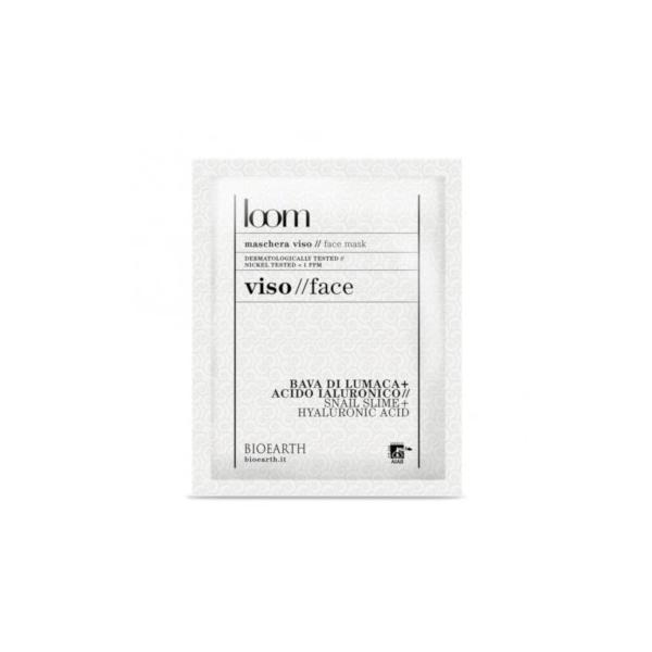 Masca servetel ten cu melc si acid hialuronic - loom bioearth 15ml