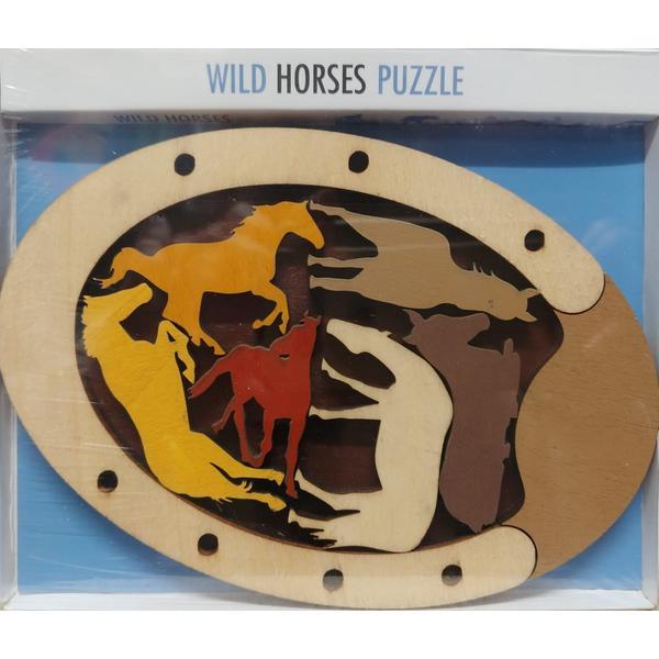 Puzzle logic cu animale constantin s - wild horses