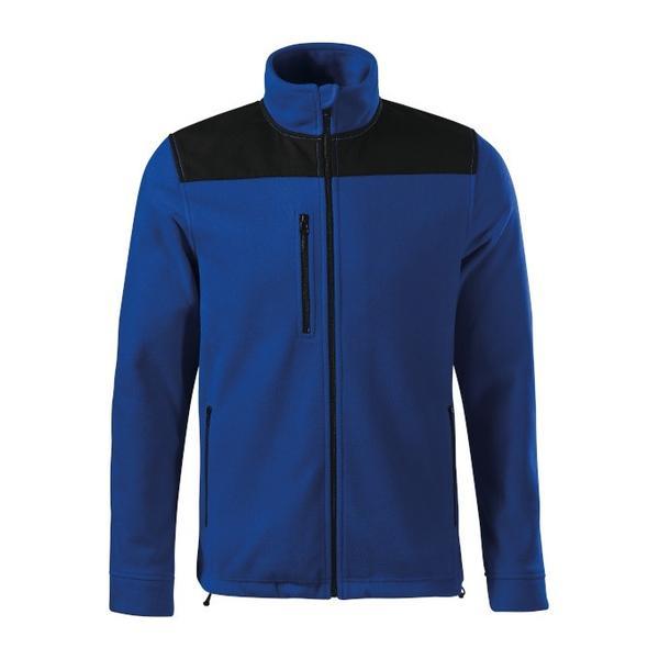 Jacheta fleece albastru regal effect, mar.2xl
